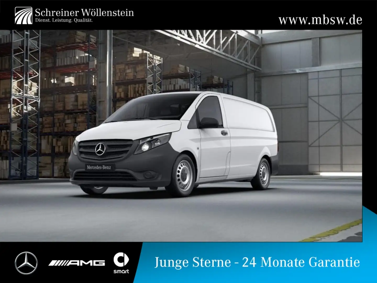 Mercedes-Benz Vito 116 CDI KA 4x4 L *Automatik* *STHZ*AHK 2,5t Weiß - 1
