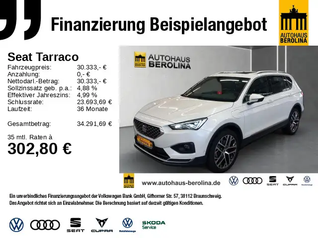 SEAT Tarraco 1.4 e-Hybrid Xperience DSG *PANO*ACC*