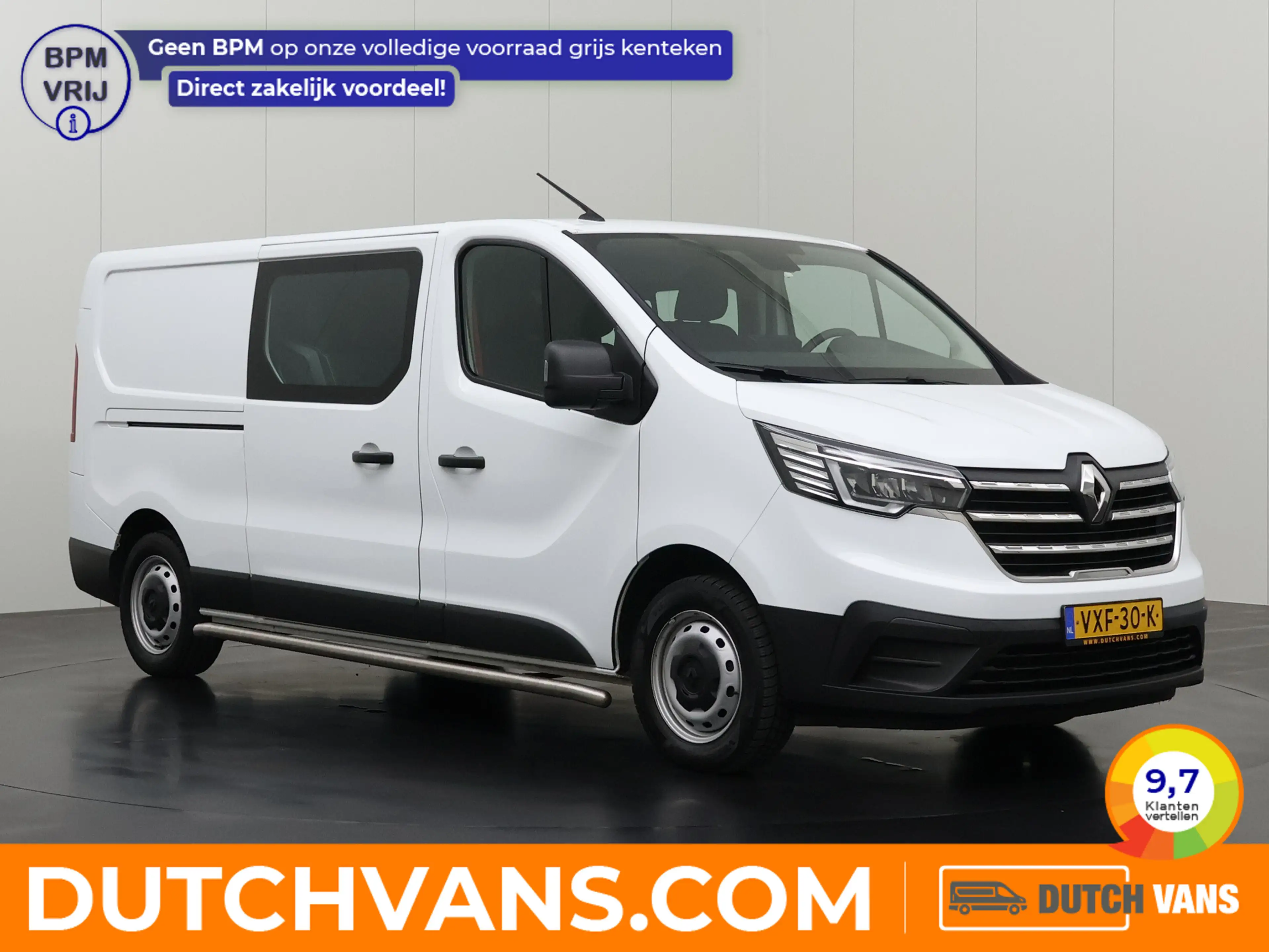 Renault Trafic 2.0DCi 130PK Lang Dubbele Cabine | 6-Persoons | Mu