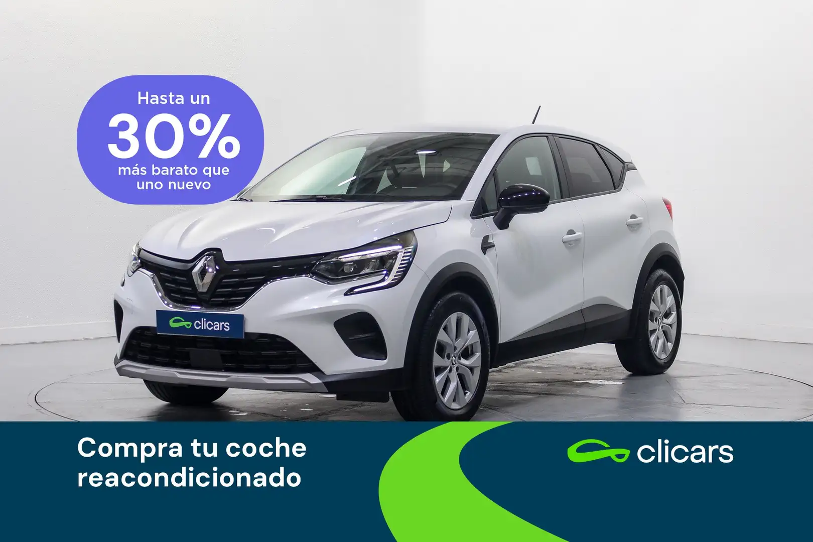 Renault Captur TCe Intens 74kW GLP Weiß - 1