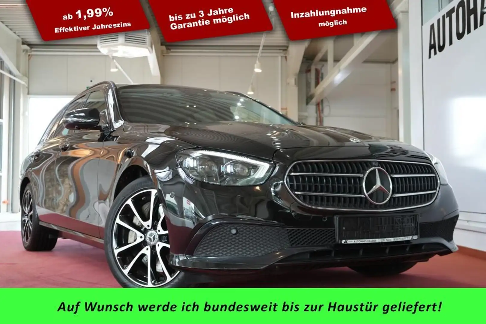 Mercedes-Benz E 400 d 4Matic T Avantgarde*LED*Virtual*Navi* Schwarz - 1
