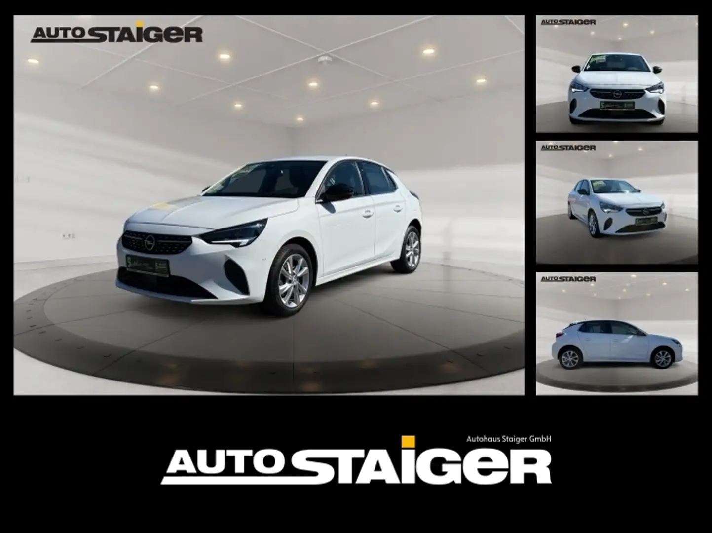 Opel Corsa F 1.2 Turbo Elegance LED Navi KeyLess Weiß - 1