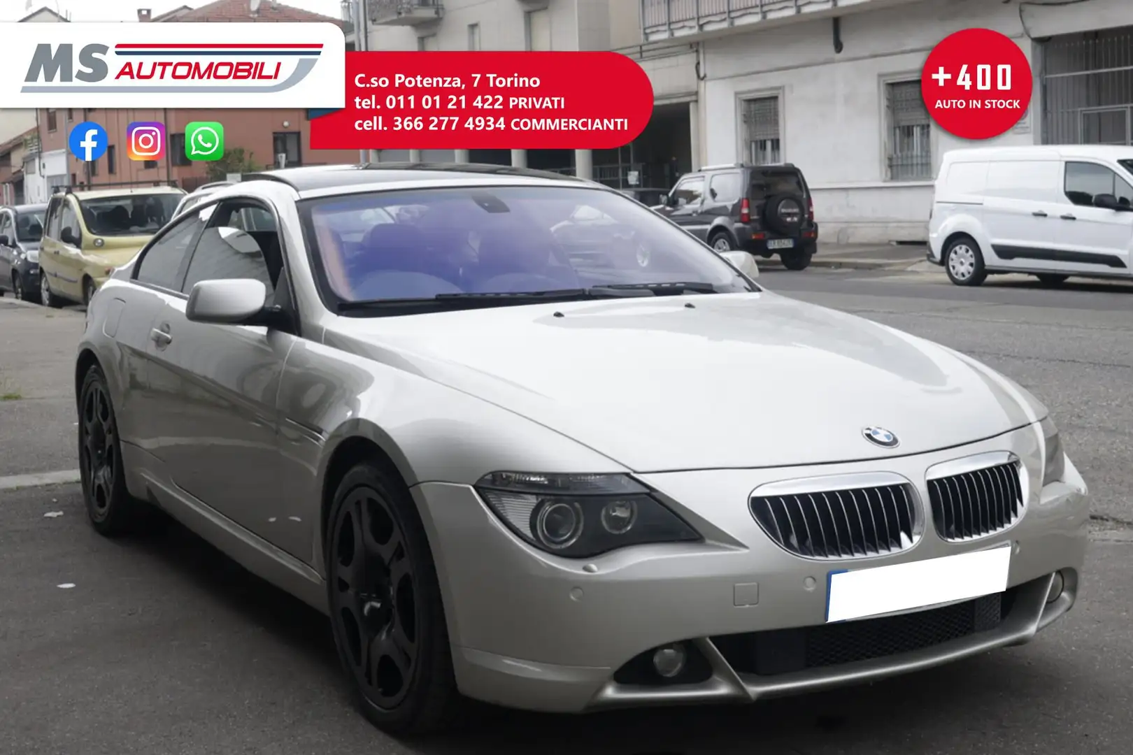 BMW 645 BMW Serie 6 645Ci TETTO Stříbrná - 1