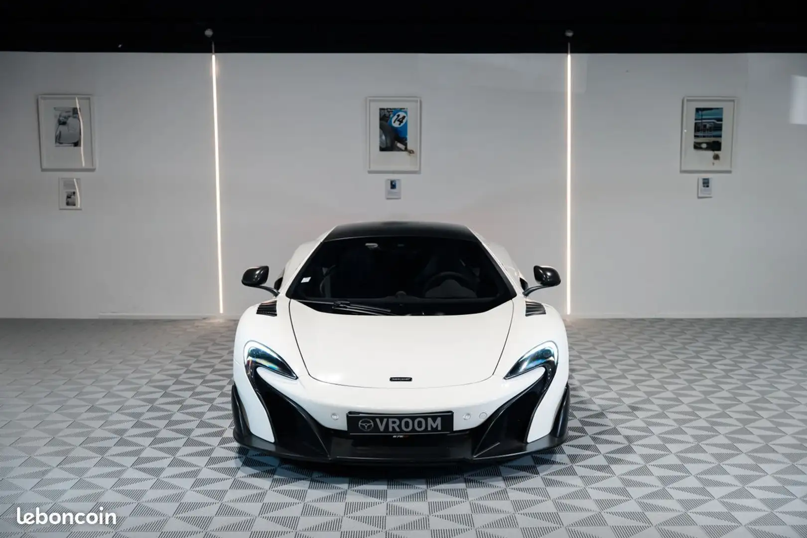 McLaren 675LT 675 LT 1-500 suivi complet Toit Carbone Blanc - 2