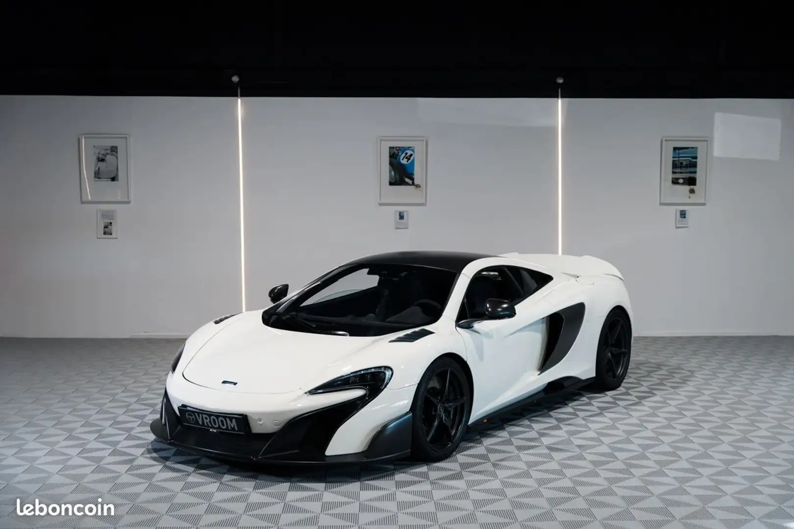 McLaren 675LT 675 LT 1-500 suivi complet Toit Carbone Blanc - 1