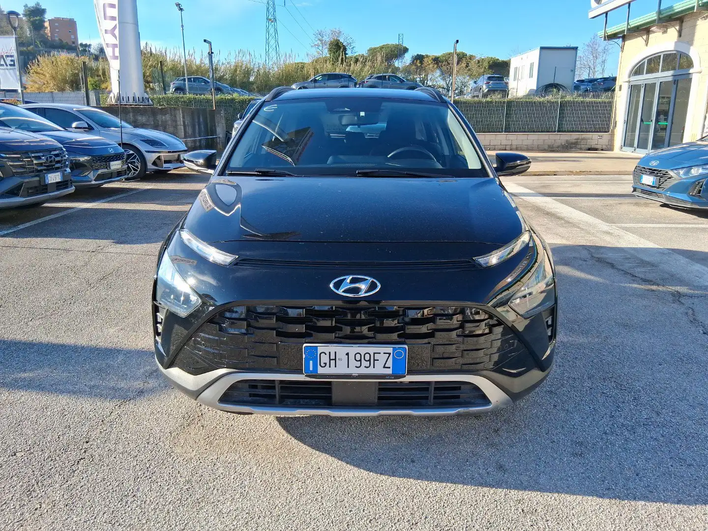 Hyundai BAYON Bayon 1.0 T-GDI Hybrid 48V iMT XLine Schwarz - 2