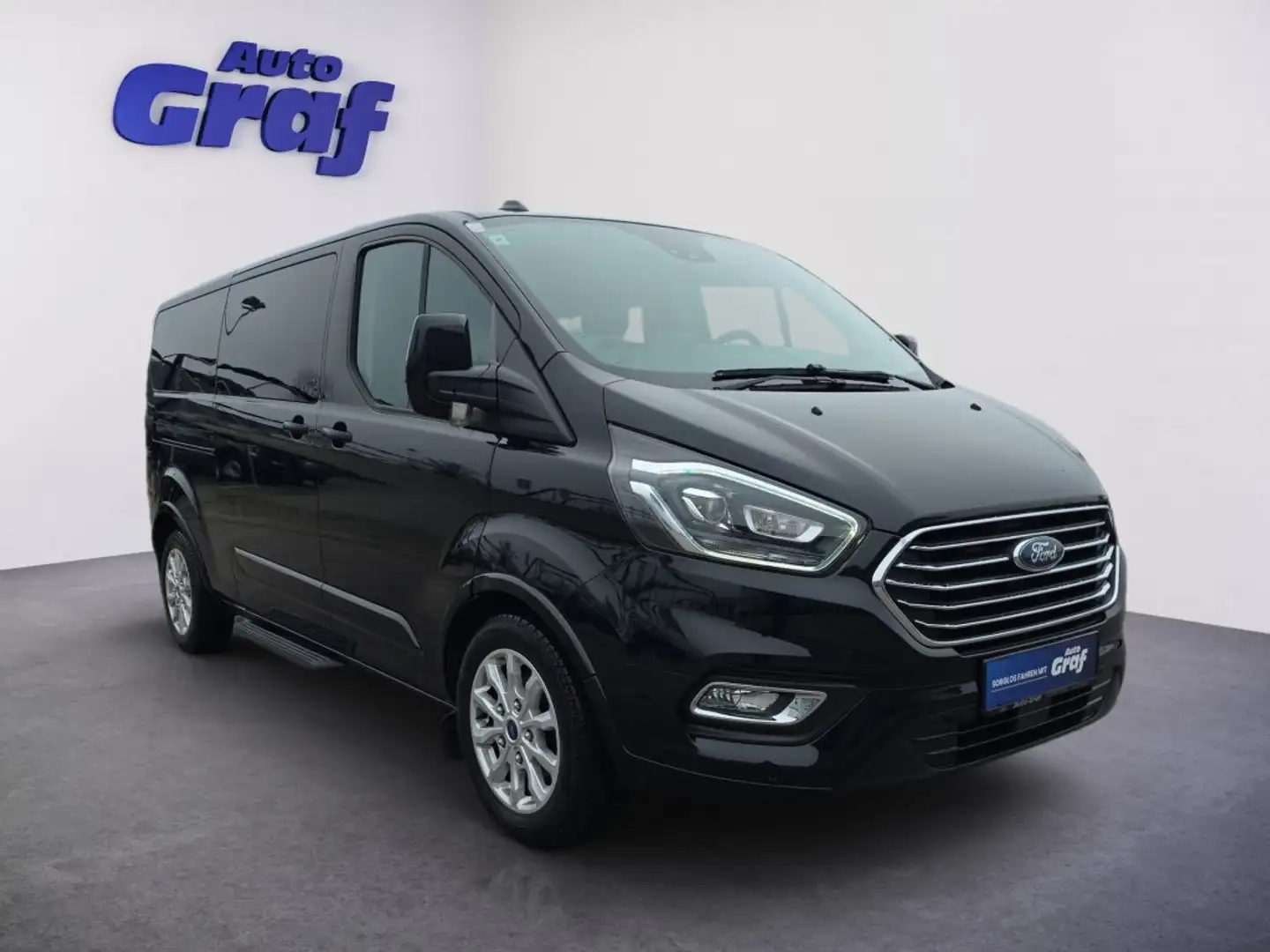 Ford Tourneo Custom 2,0 EcoBlue 320 L2 Titanium-X Schwarz - 2