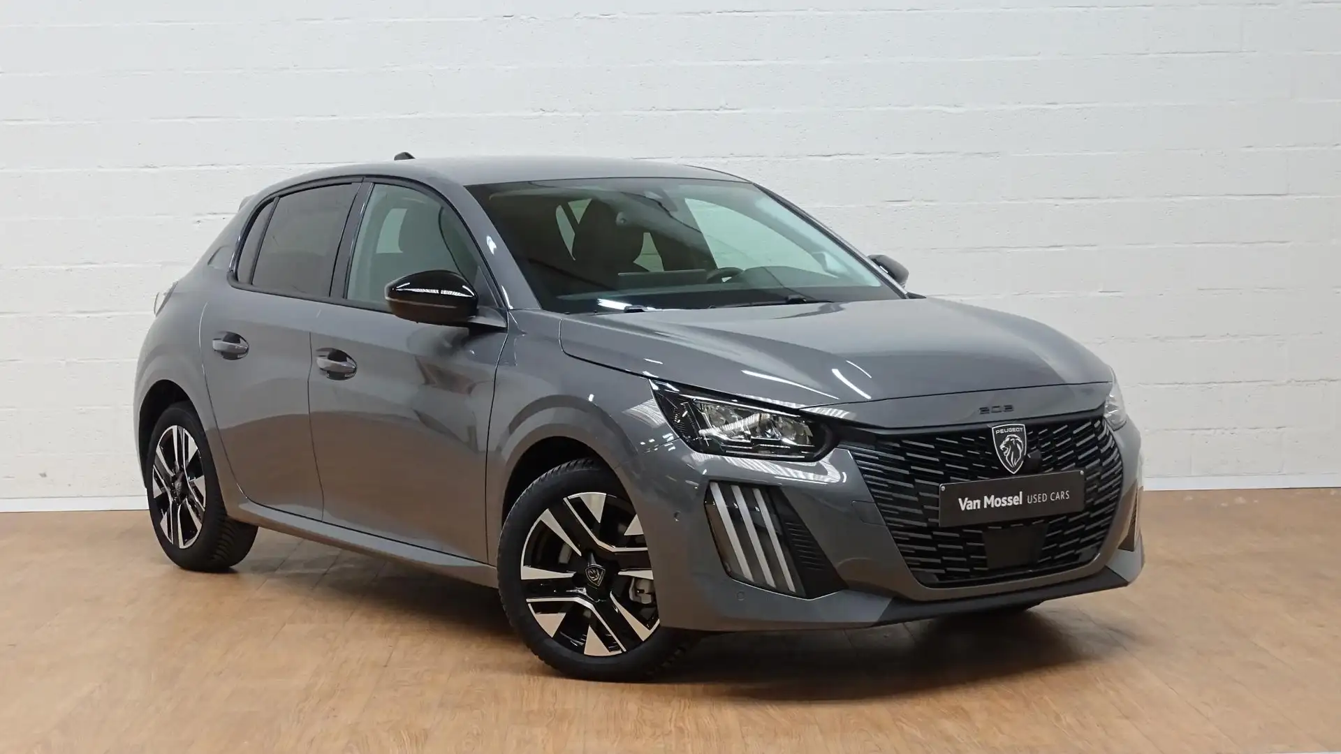 Peugeot 208 1.2T Allure+mirror link+park pilot+camera Gris - 2