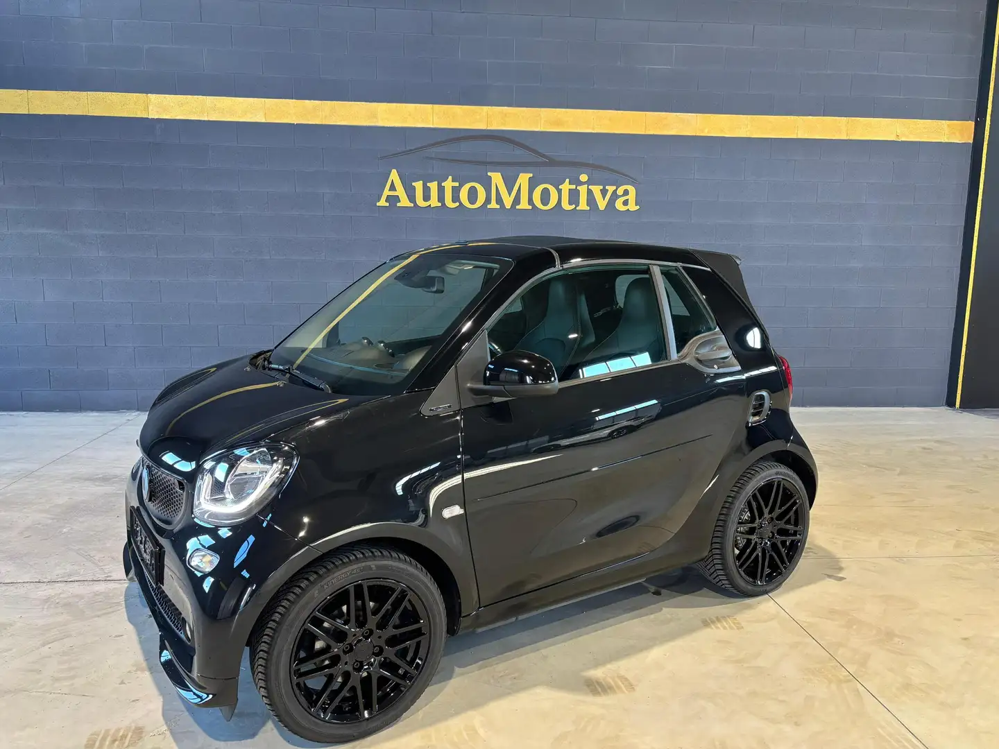 smart forTwo Fortwo Cabrio 0.9 t Brabus 109cv twinamic Nero - 1