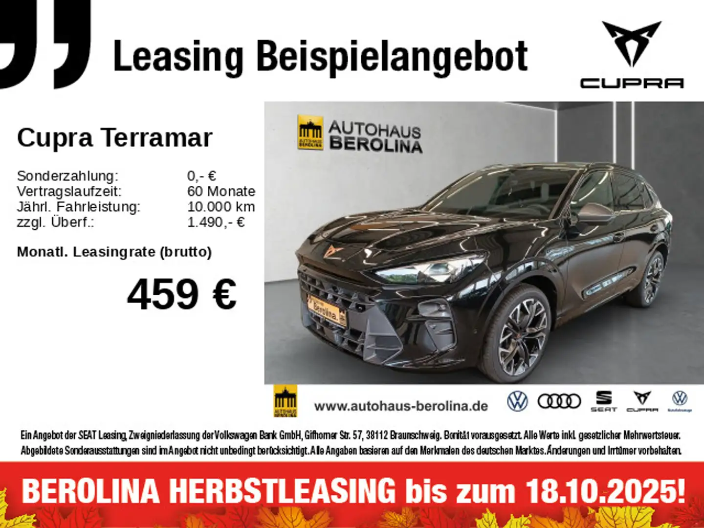 CUPRA Terramar 1.5 e-Hybrid VZ DSG *MATRIX*SENNHEISER* Zwart - 1