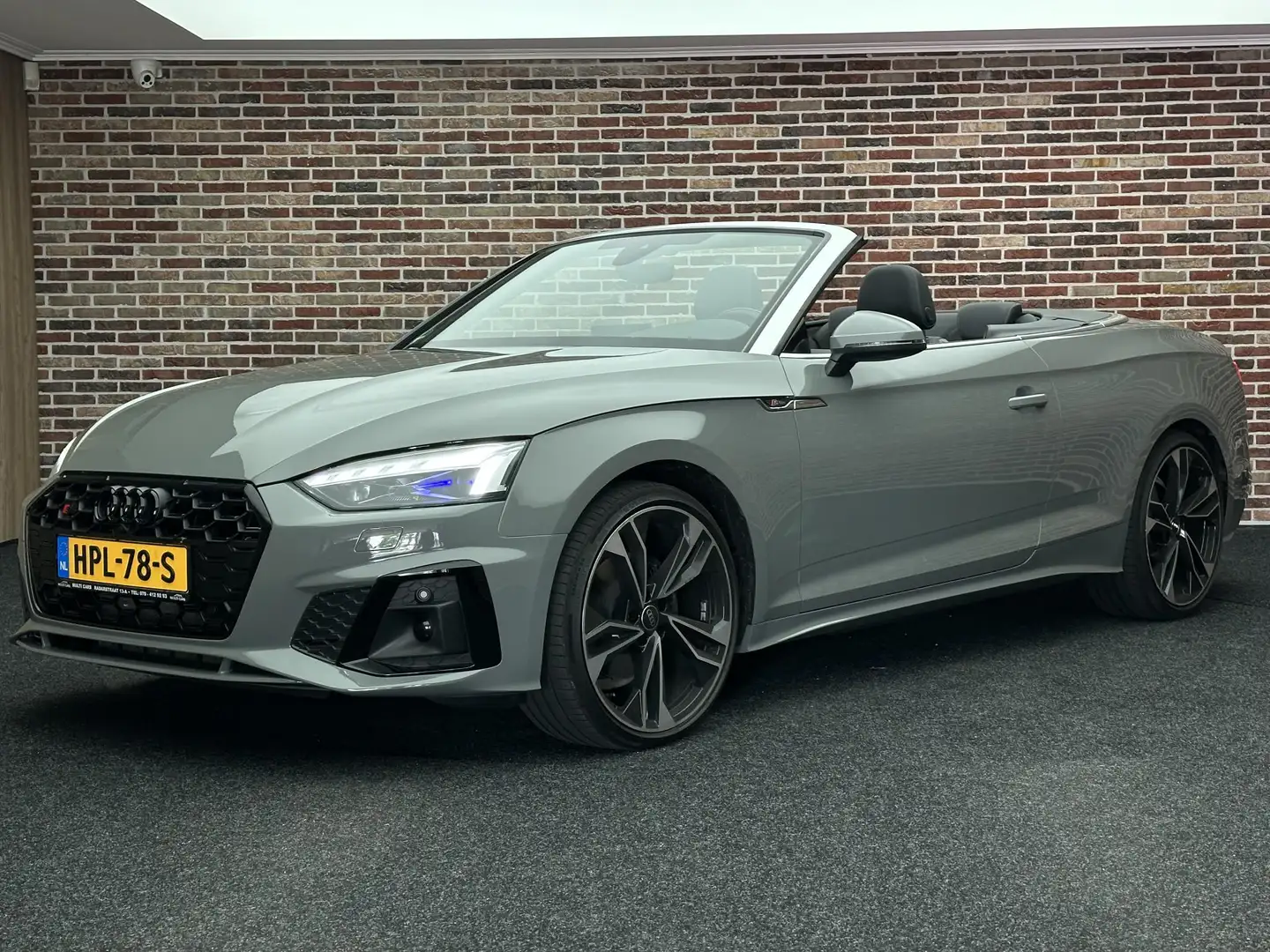 Audi A5 Cabriolet 40 TFSI S edition Leer Stoelverwm Stoelk Grijs - 2