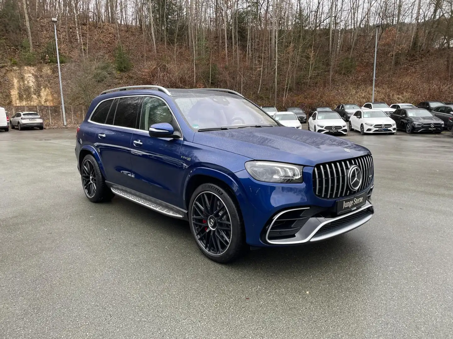 Mercedes-Benz GLS 63 AMG GLS 63 4Matic + DISTRONIC+STANDHZG+PANODACH+AHK Blau - 2