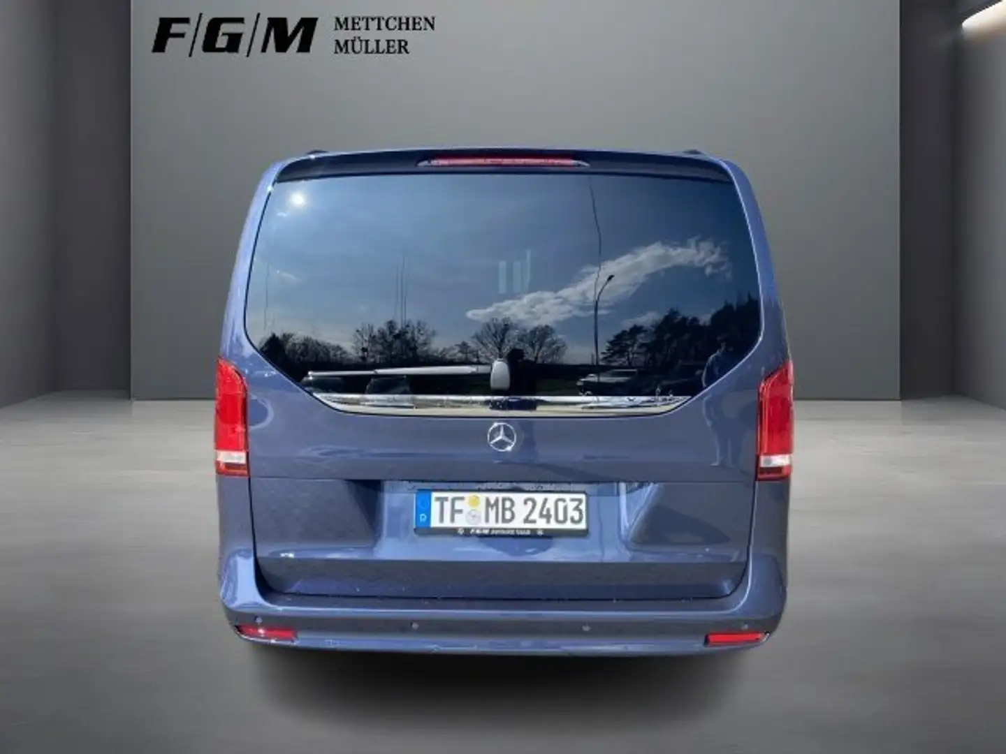 Mercedes-Benz V 300 d 4M EDITION AMG/Dist/Airm/AHK/Bur/Standhzg Blu/Azzurro - 2