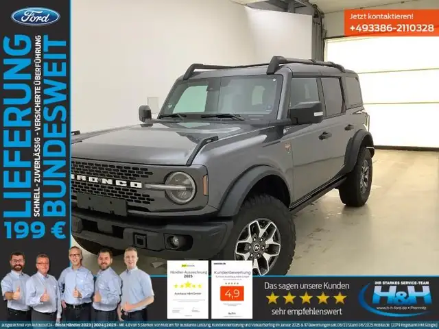 Ford Bronco 2.7 V6 Aut 4WD BADLANDS LED+ACC+360°Kam