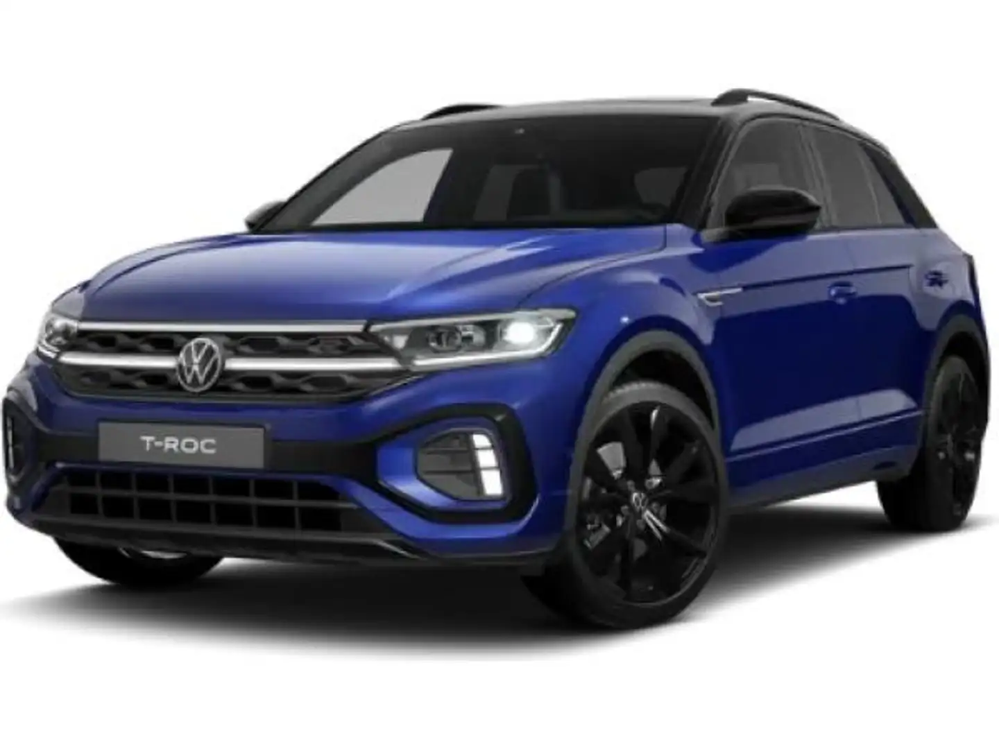 Volkswagen T-Roc 2.0 TSI DSG 4Motion R-Line AHK*STHZG*PANO*IQ-LI... Bleu - 1