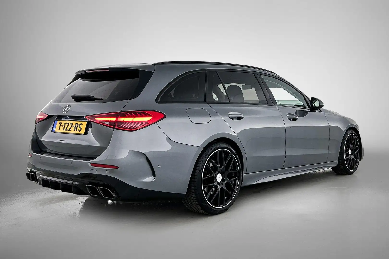 Mercedes-Benz C 180 C Estate Automaat AMG Line | LED | Stoelverwarming Gris - 2