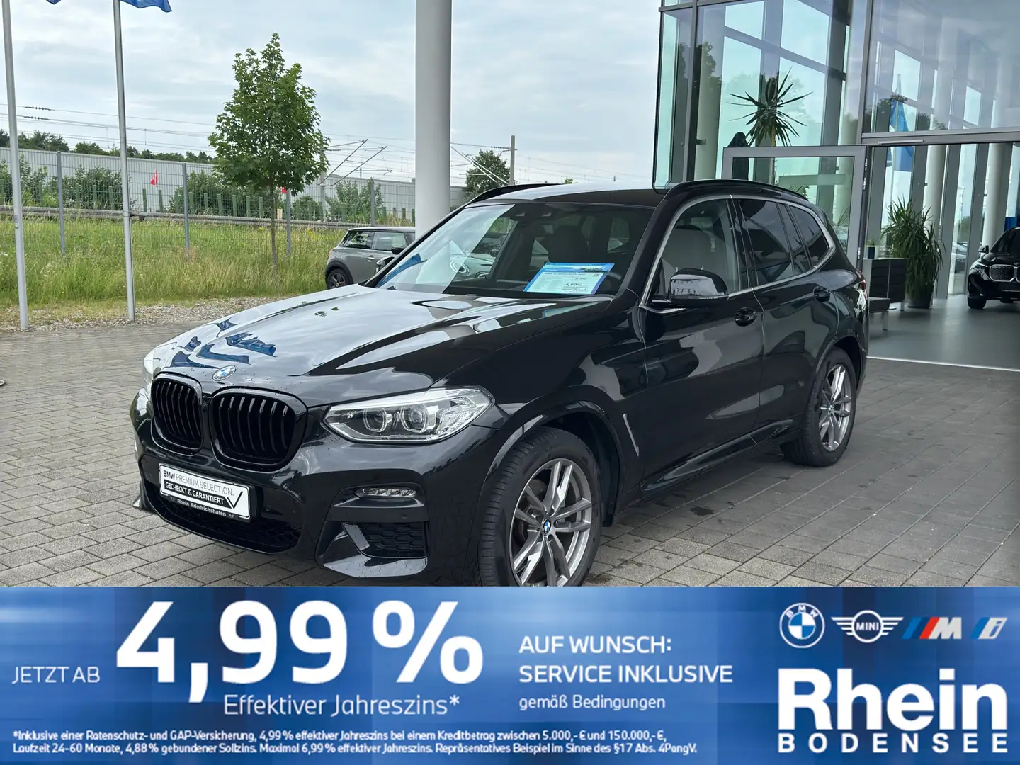 BMW X3 xDrive20d M Sport HeadUp PDC Lenkradheizung Negro - 1