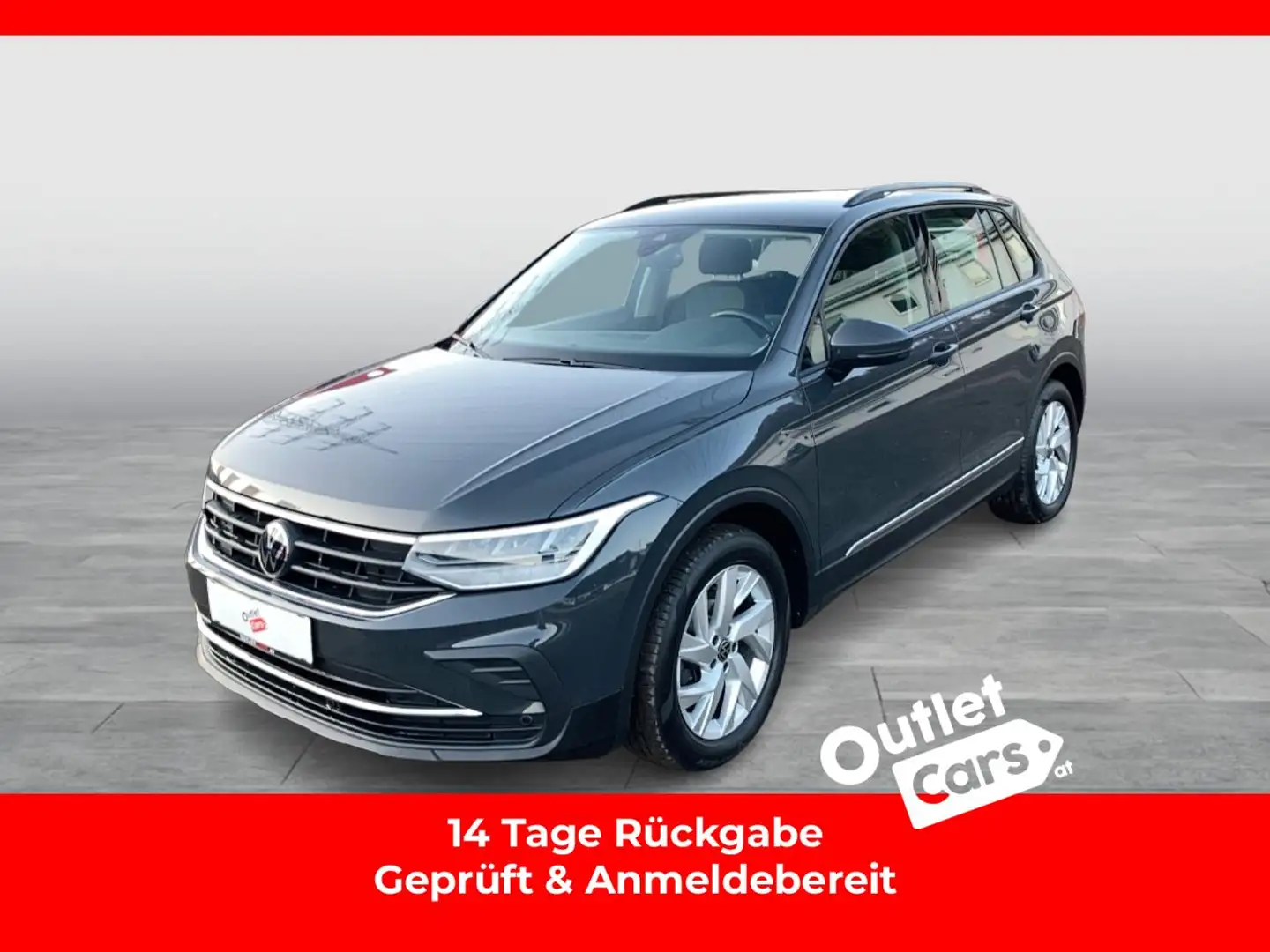 Volkswagen Tiguan 2.0 TDI BMT 4Motion Life LED+NAV+RADAR+PDC Grau - 1
