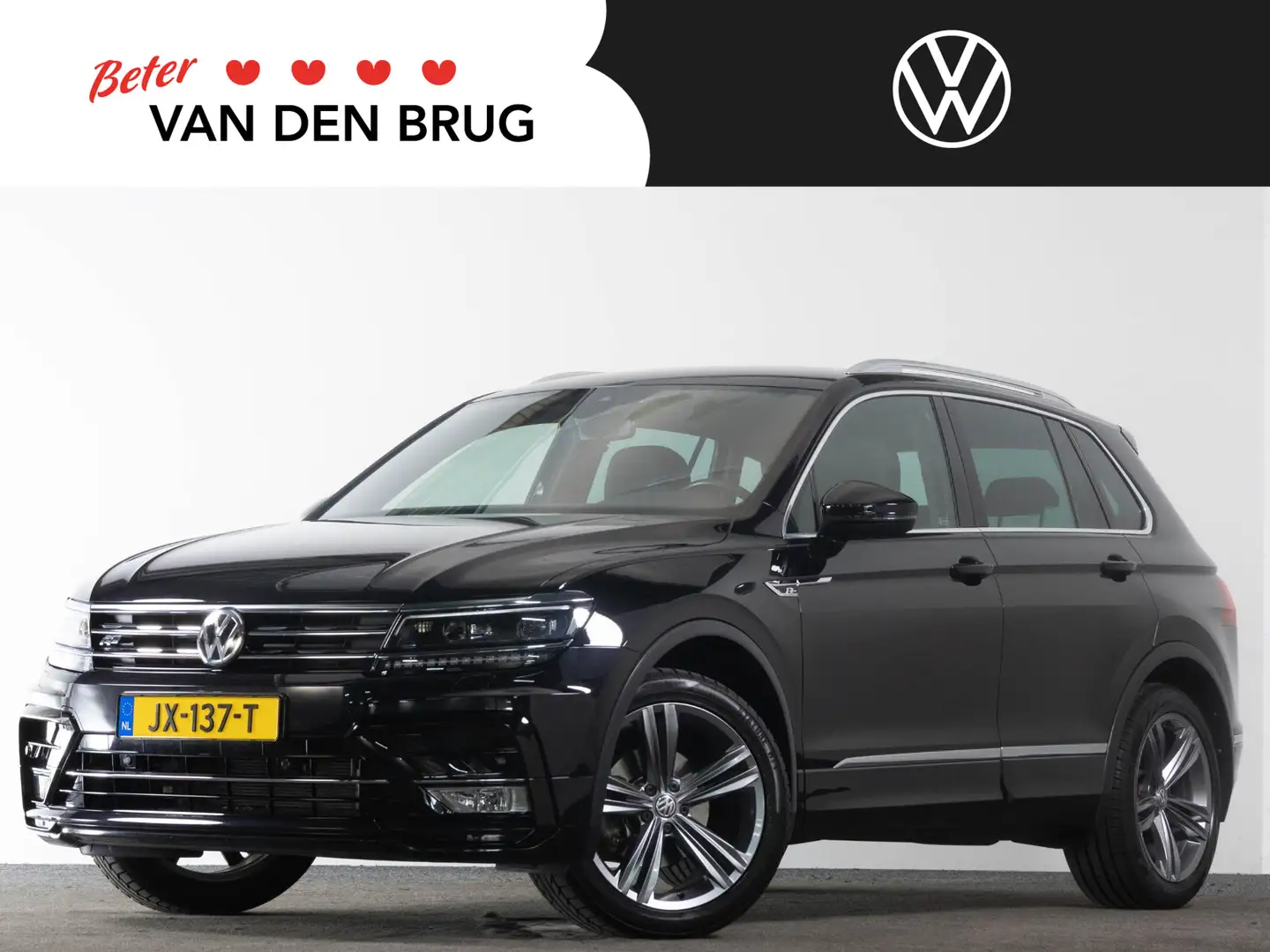 Volkswagen Tiguan R-Line 1.4 TSI 125 PK | LED Plus | Trekhaak | Keyl Zwart - 1