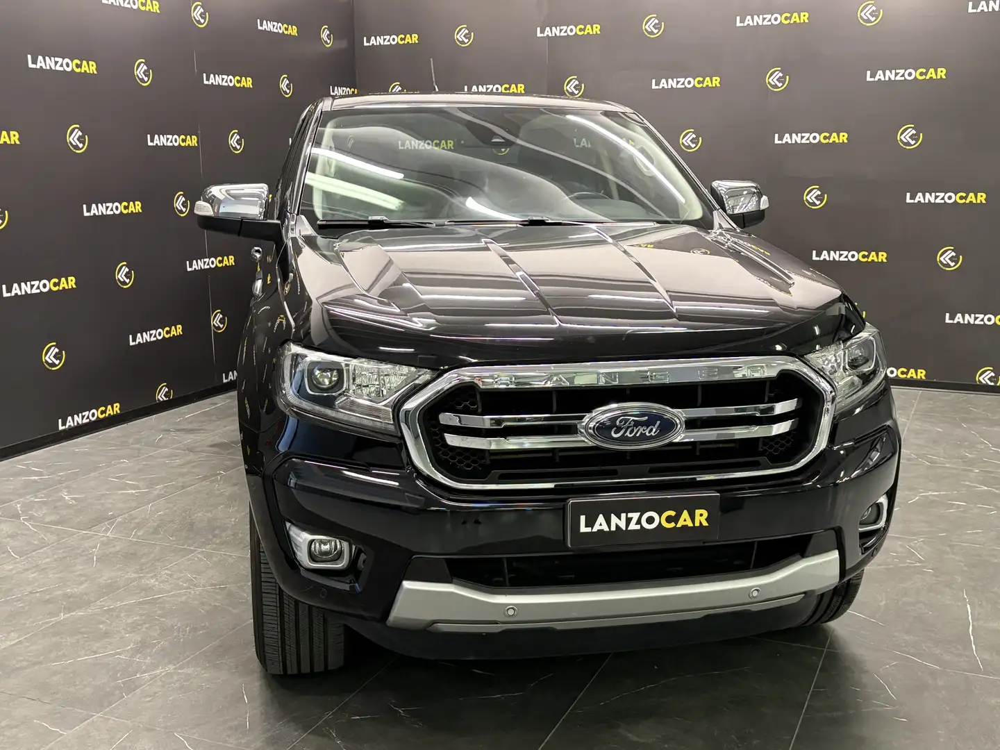 Ford Ranger 2.0 213CV*DOUBLE CAB*LIMITED*AUTOMATICO*EURO6* Чорний - 2