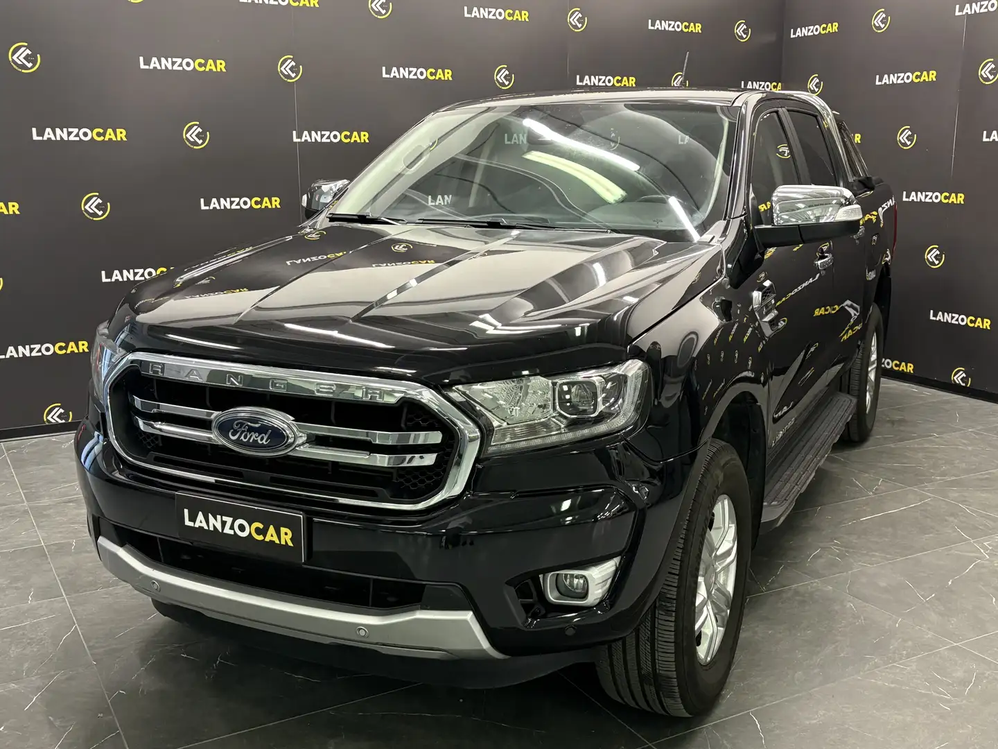 Ford Ranger 2.0 213CV*DOUBLE CAB*LIMITED*AUTOMATICO*EURO6* Чорний - 1