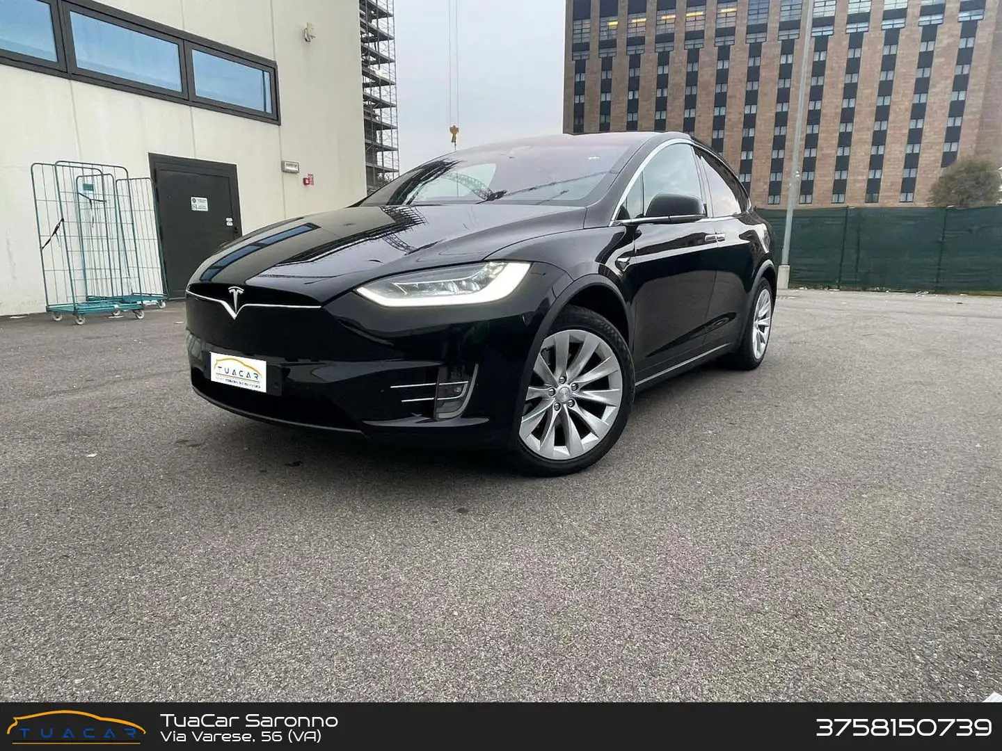 Tesla Model X Long Range 100 D BATTERIA NUOVA!! Negru - 1