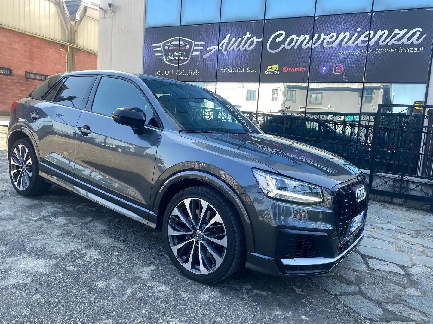 Audi SQ2 2.0 tfsi quattro s-tronic Unico proprietario Grigio - 1