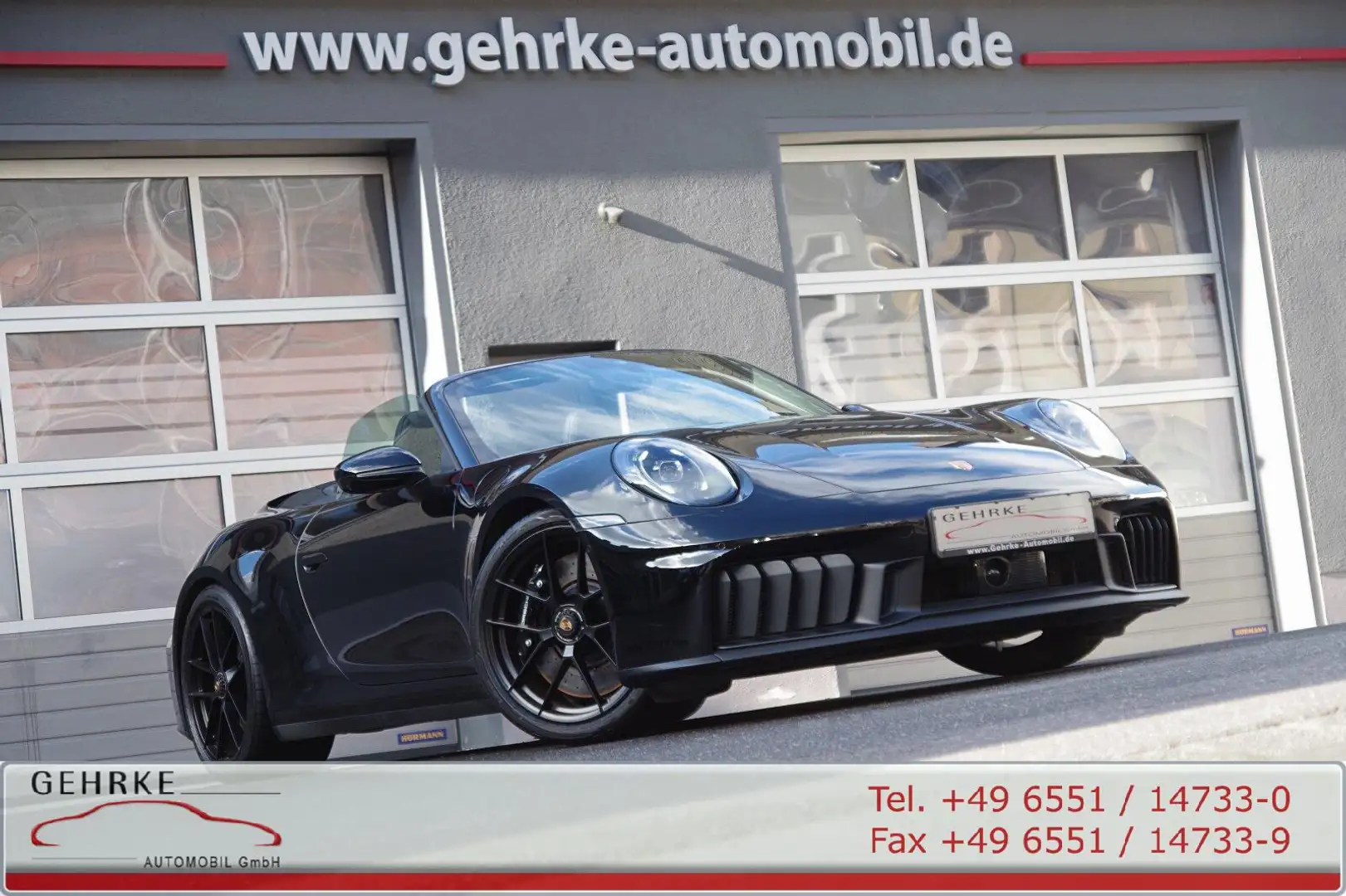 Porsche 992 992.2 4 GTS Cabrio*Schutzfolie,18-Wege,BOSE,360° Schwarz - 1