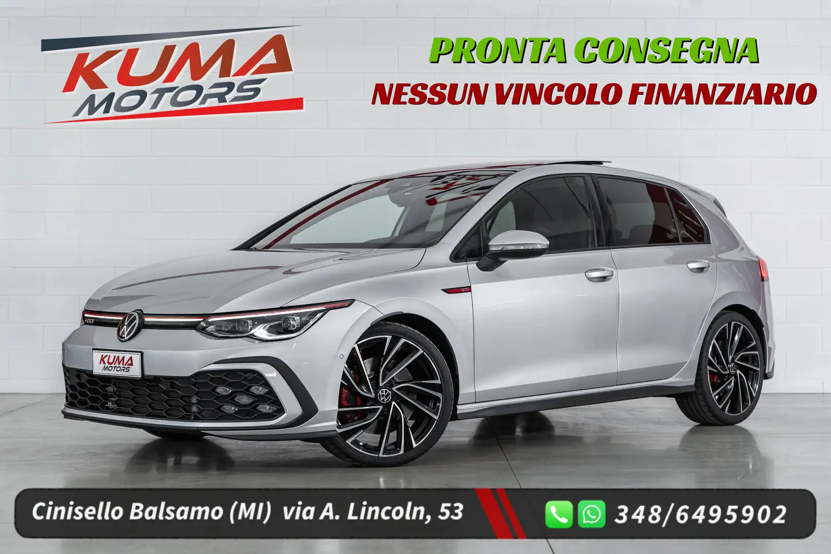 Volkswagen Golf GTI 2.0 TSI DSG TETTO/DCC/19"/HARMAN Plateado - 1