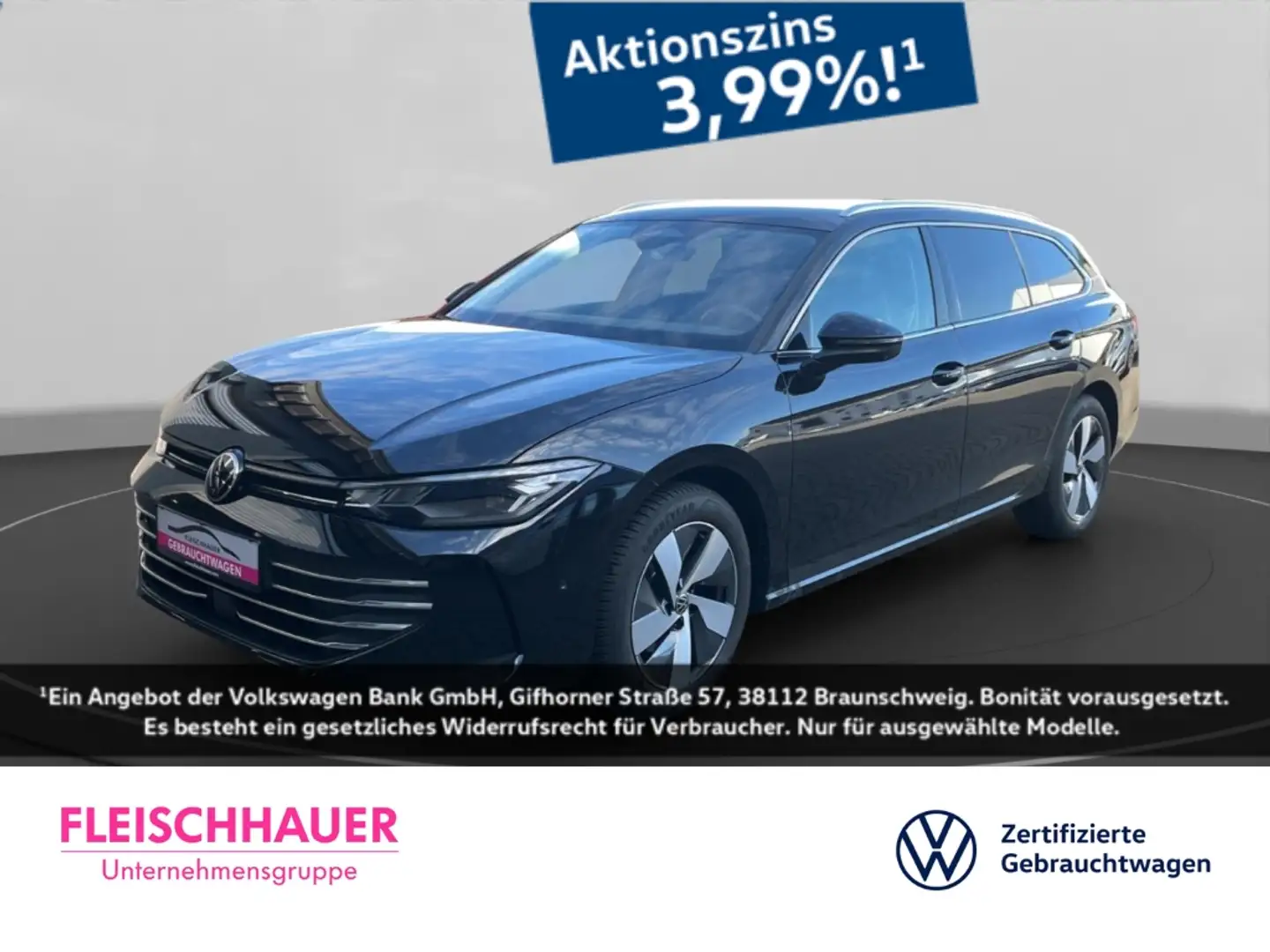 Volkswagen Passat Variant 2.0 TDI Business AHK LED Trailer-Assist Noir - 1