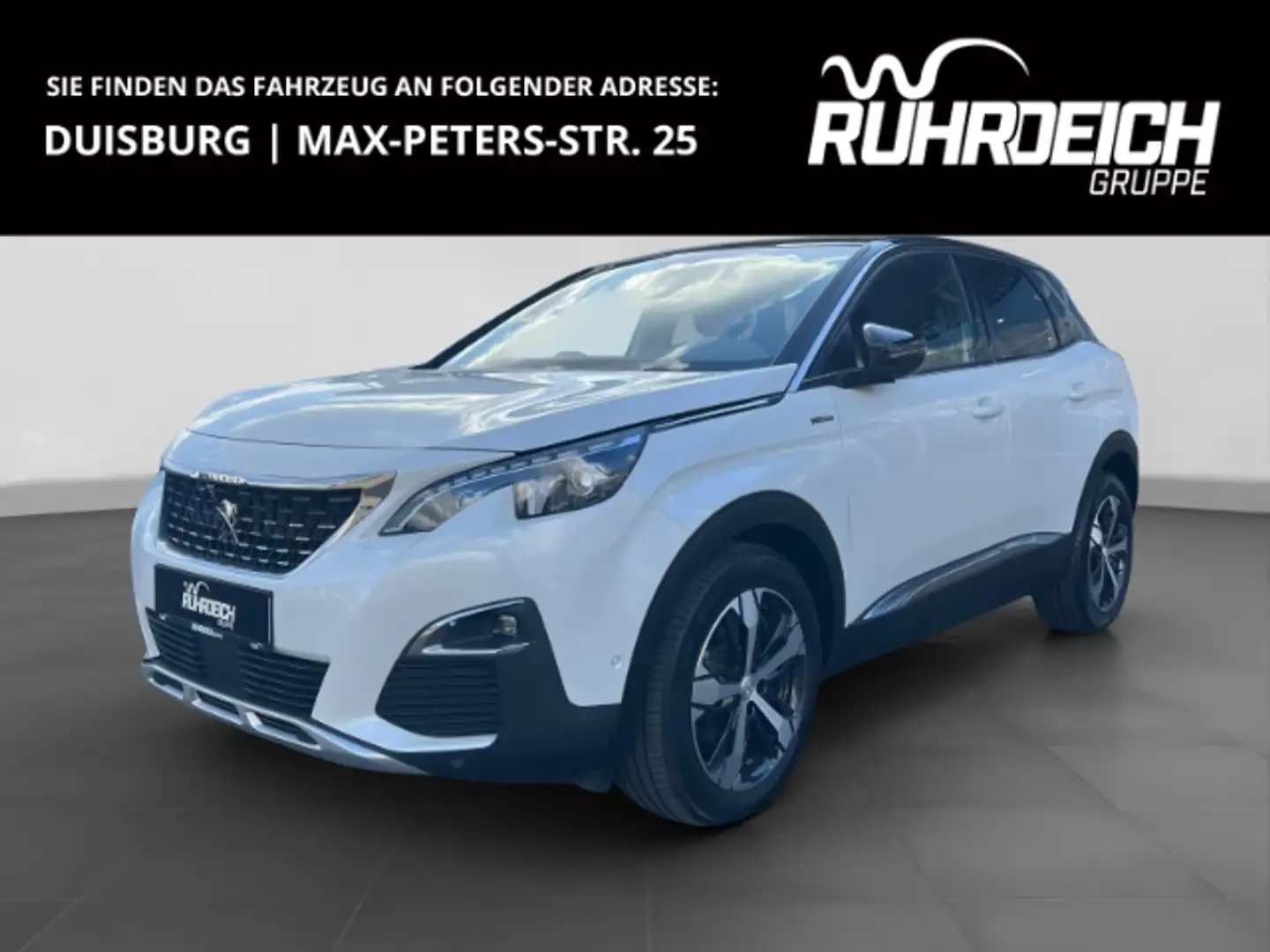 Peugeot 3008 Allure GT-Line 1.6 PT 180 AUT+Navi+PDC+CAM+SITZHZG Blanc - 1