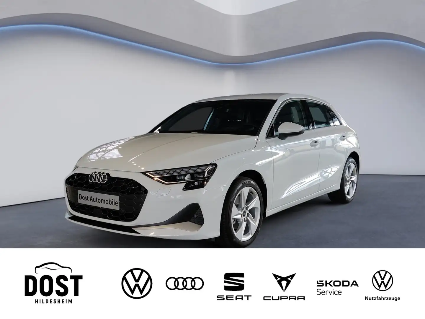 Audi A3 Sportback 35 TFSI advanced S-tronic NAVI+LED Weiß - 1