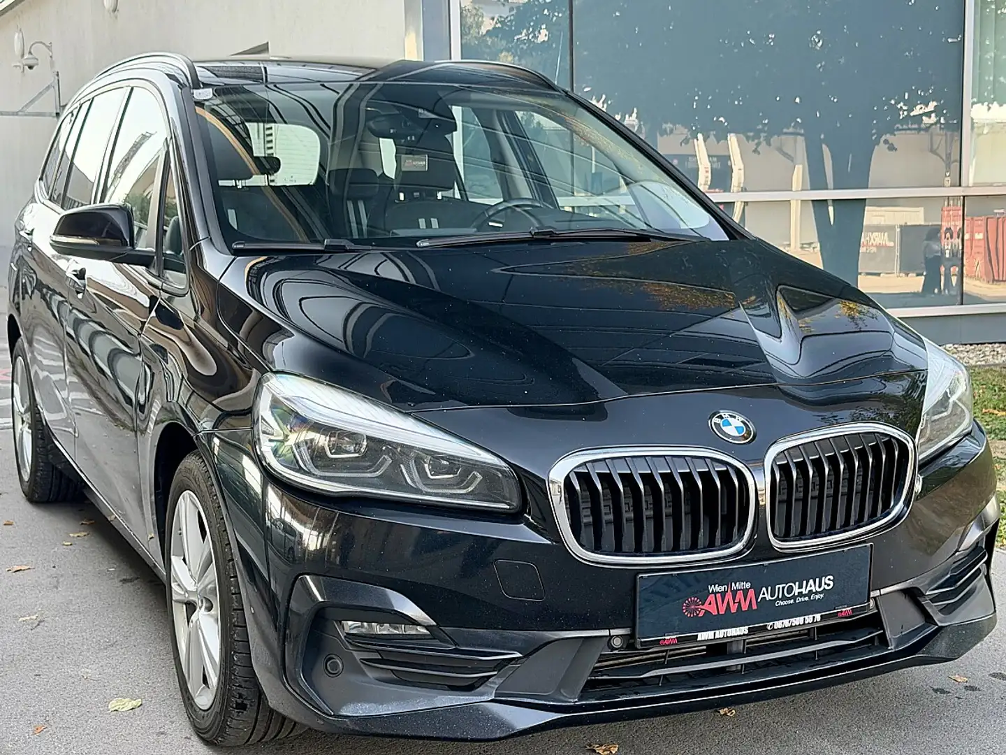 BMW 218 d Gran Tourer Sport Line Aut. | HUD | Navi | Ka... Schwarz - 2