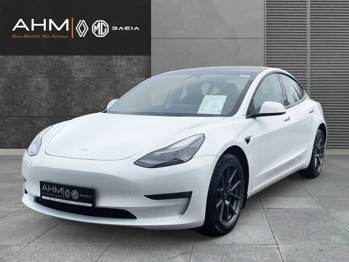 Tesla Model 3 Long Range Dual AWD 8fach bereift MwSt. Blanco - 1