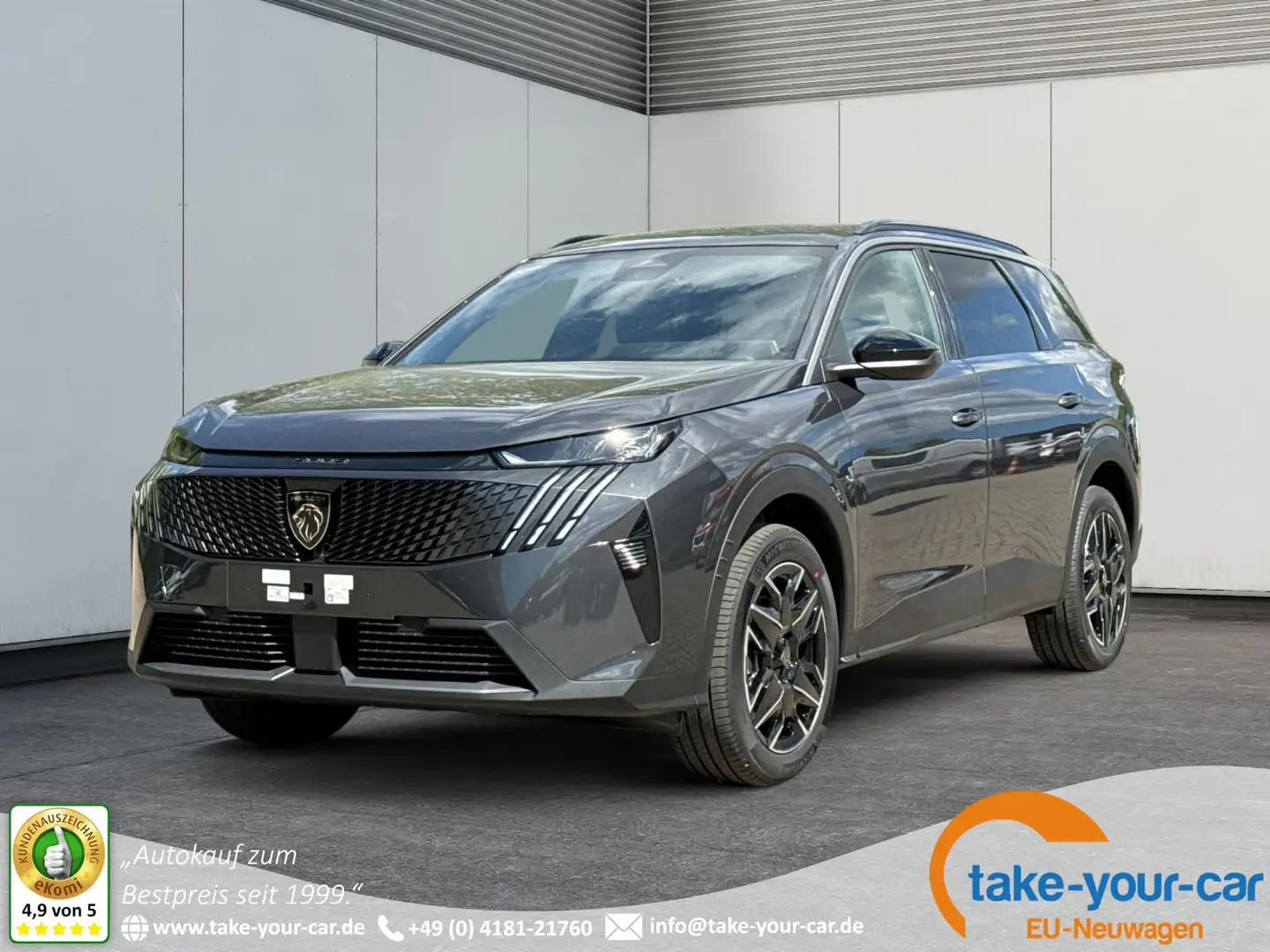 Peugeot 5008 Allure e-DSC6+7 SITZE+NAVI+KAMERA+LED+19" ALU+K... Gris - 1