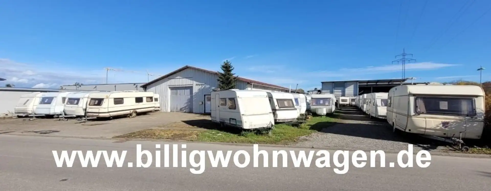 Bürstner Lux,Standwagen m. Überdach, billigwohnwagen .de - 2