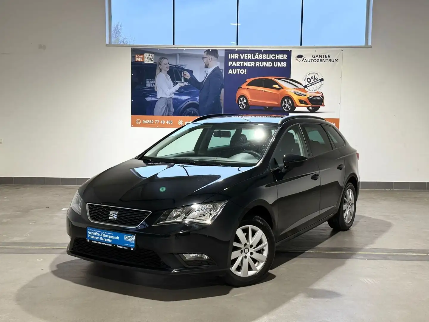 SEAT Leon 1.2 TSI ST Reference KLIMA+SHZ+GRA+PDC Schwarz - 1