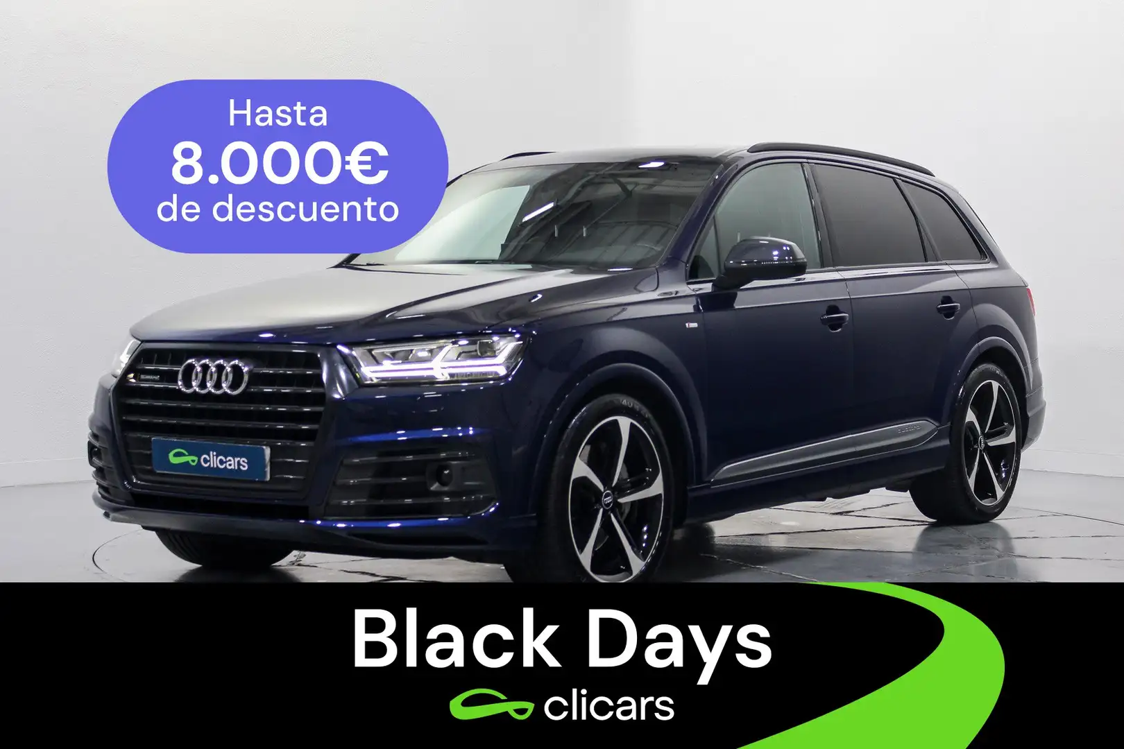 Audi Q7 3.0TDI sport quattro tiptronic 200kW Bleu - 1
