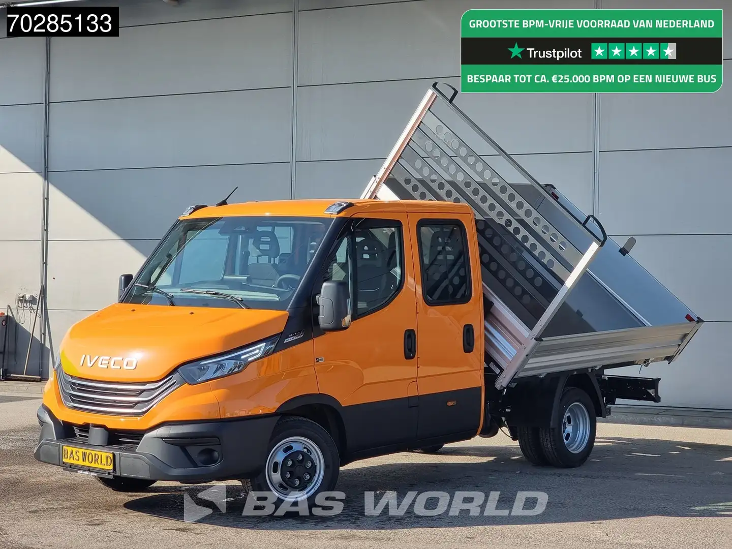 Iveco Daily 35C21 Open Laadbak Dubbel Cabine 210PK 3.0L Dubbel Portocaliu - 1