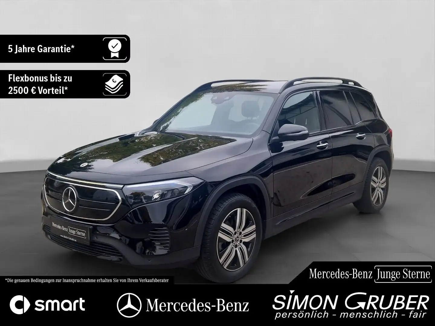 Mercedes-Benz EQB 350 4M Progressive Burmester 360 Distronic Schwarz - 1