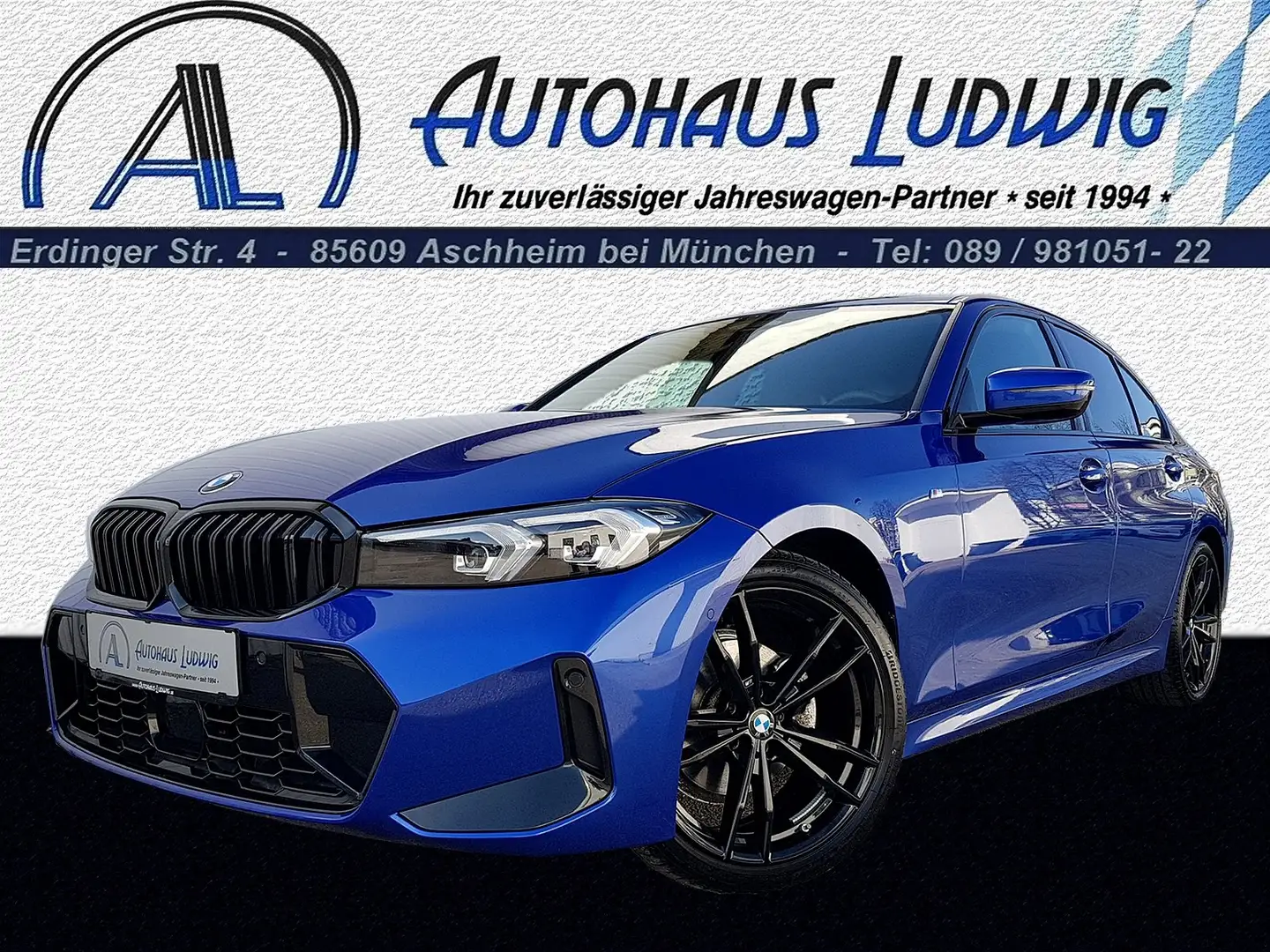 BMW 320 d xDrive Lim. M-Sport*Standheizung*NP: 70.900 Blau - 1