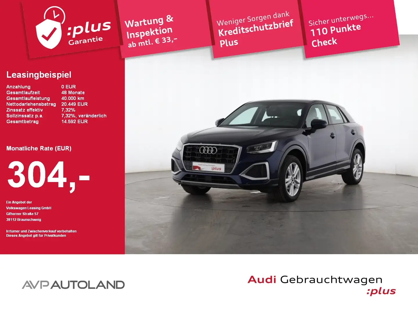 Audi Q2 35 TFSI advanced Infotainment-Paket Bleu - 1