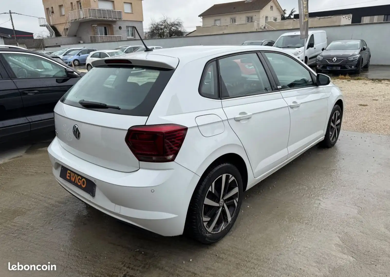 Volkswagen Polo 6 vi 1.0 tsi 95 ch connect 1 ere main + entretien vw Blanc - 2