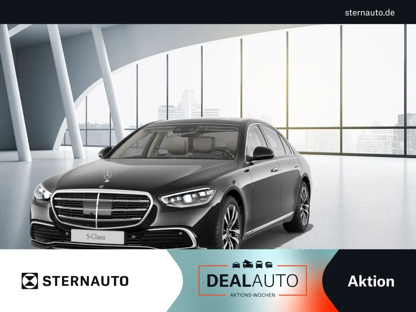 Mercedes-Benz S 500 S 500 4M Pano.-Dach/Distronic/Fond-Entertainment Schwarz - 1