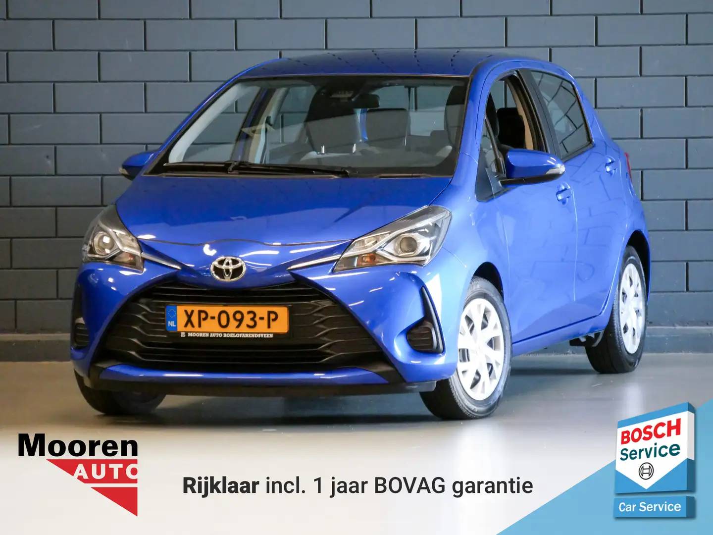 Toyota Yaris 1.0 VVT-i Active | CRUISE CONTROL | BLUETOOTH | Bleu - 1