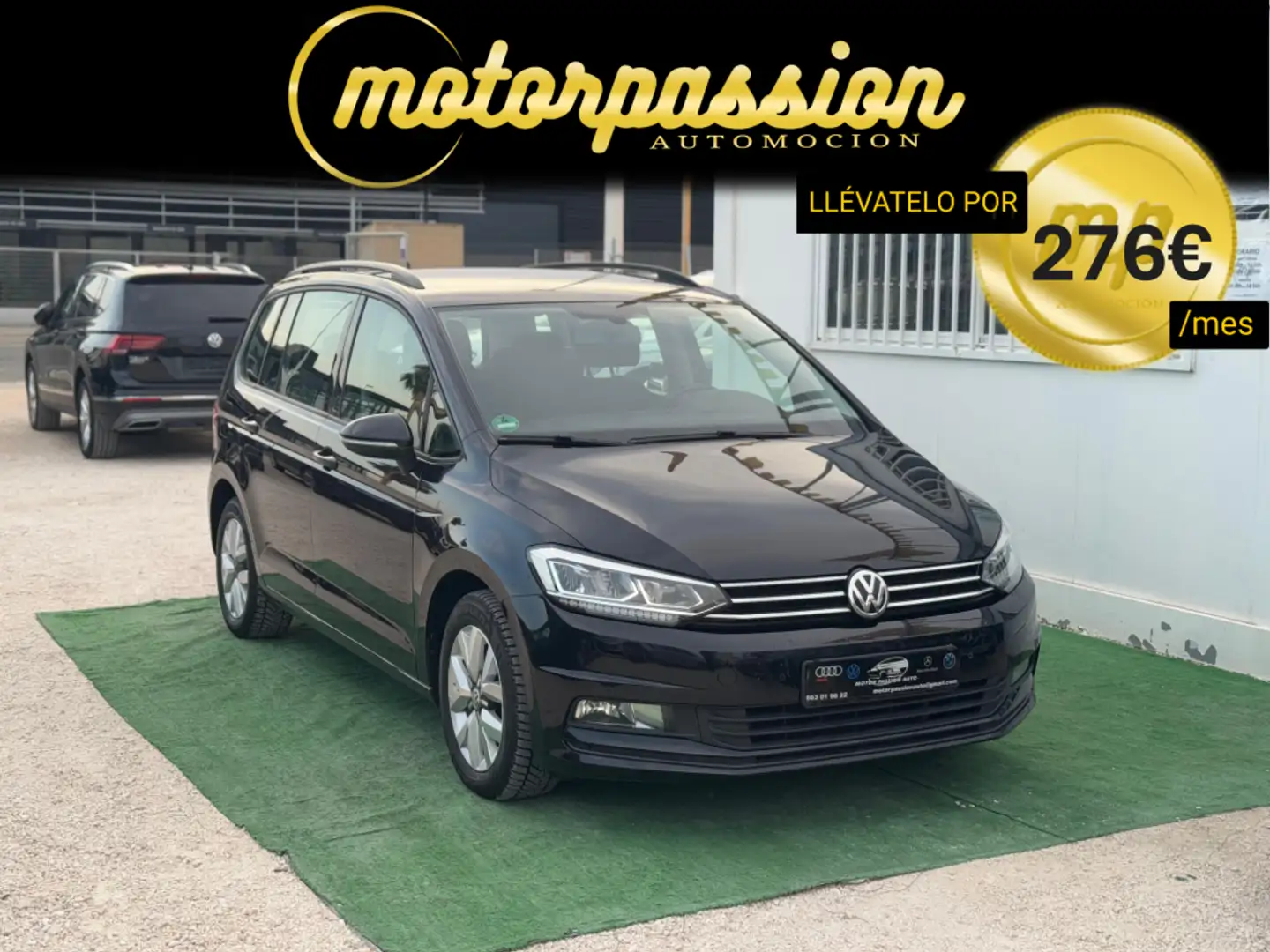Volkswagen Touran Familiar Manual de 5 Puertas Negro - 1