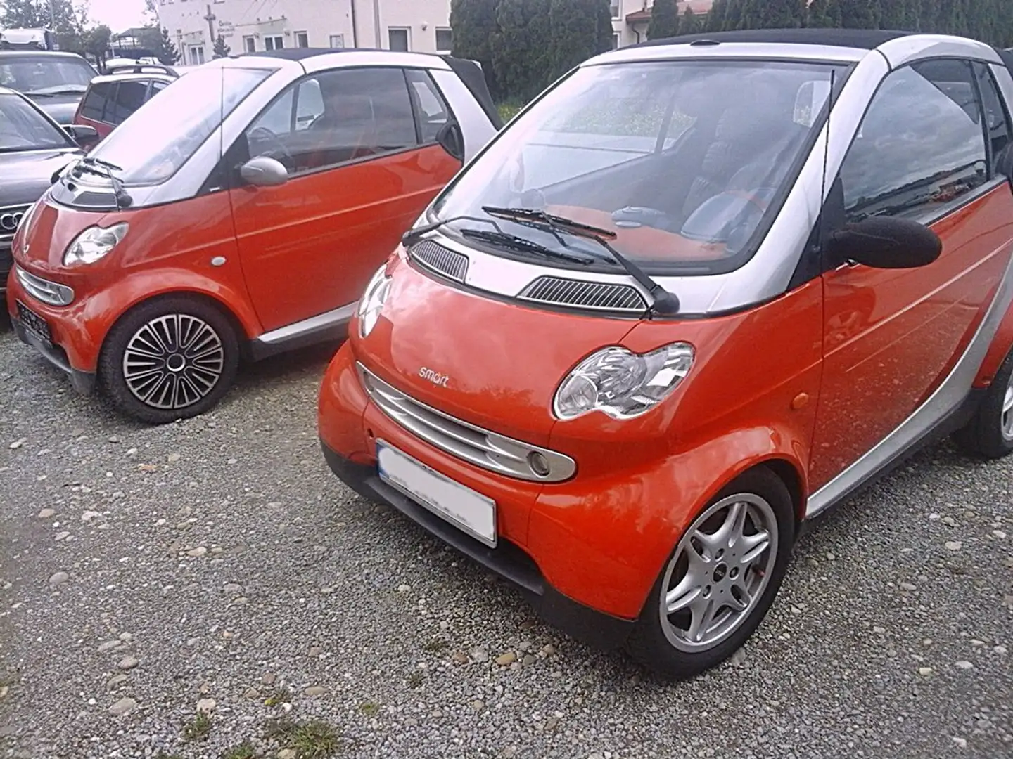 smart city-coupé/city-cabrio Automatik/TÜV NEU /AT 30 tkm/ ABS+ZV+Klima+Alu/ Rojo - 1