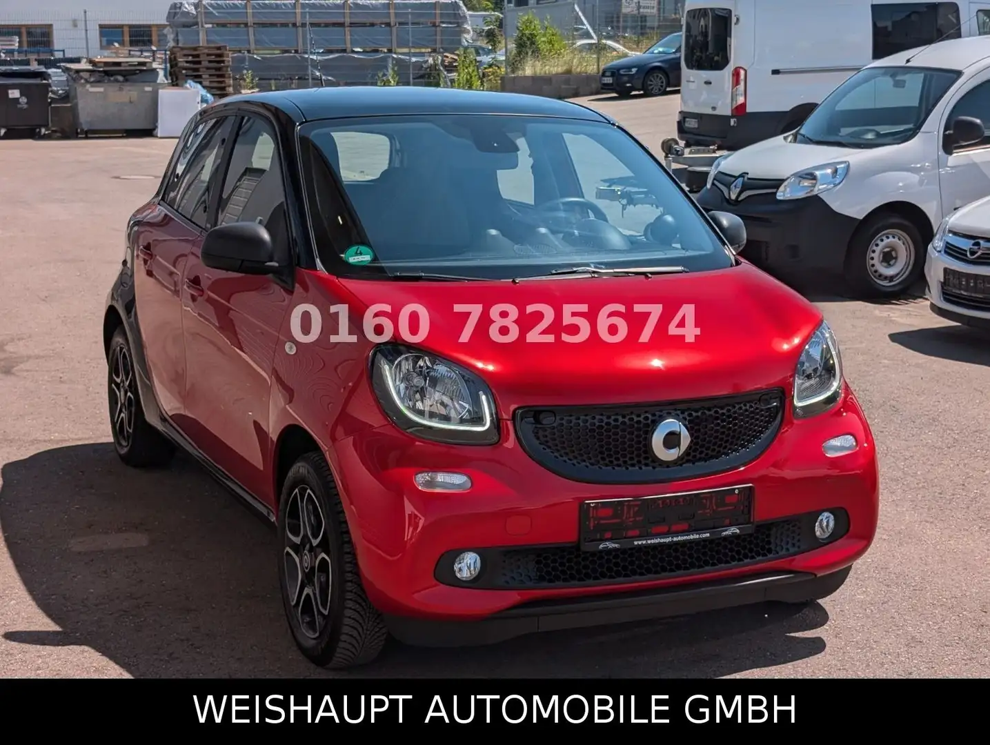 smart forFour forfour  90 PS Navi-Alu-Tempo-Panno-PDC- Rouge - 2