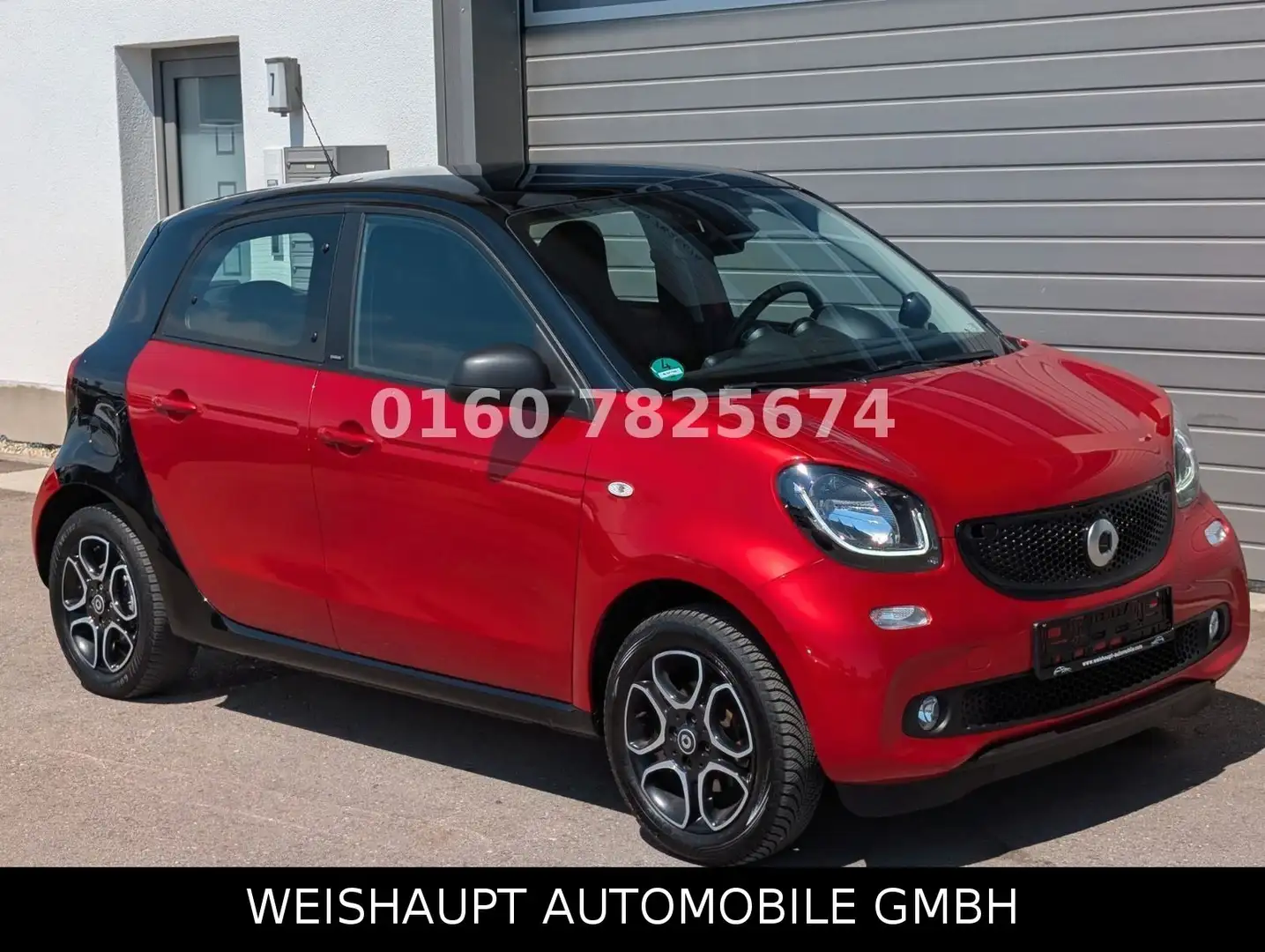 smart forFour forfour  90 PS Navi-Alu-Tempo-Panno-PDC- Rouge - 1