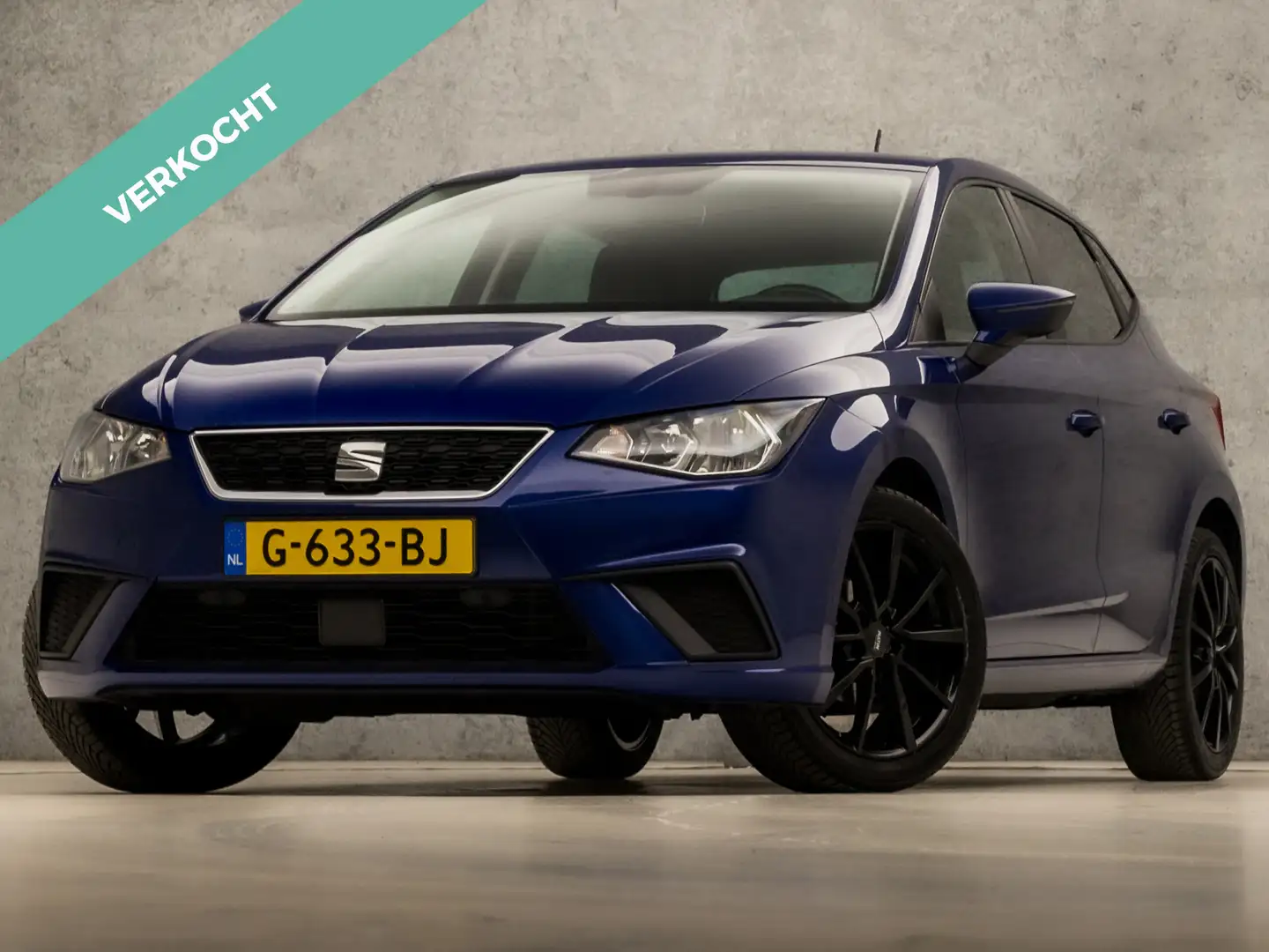 SEAT Ibiza 1.0 TSI Sport (APPLE CARPLAY, GROOT NAVI, CLIMATE, Bleu - 1